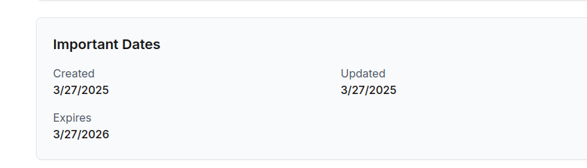 WhoIs date result for the imposter AeroNook